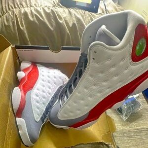 Jordan Athletic Shoes Red and White